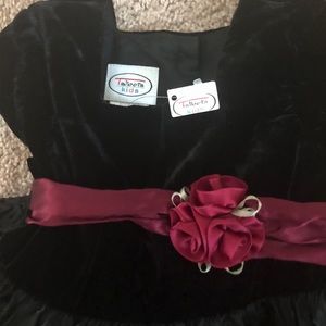 Black formal dress 24m girl